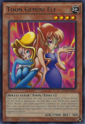 Toon Gemini Elf [BP03-EN014] Rare - Trinity Hobby
