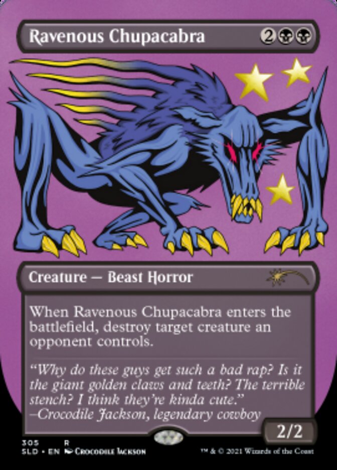 Ravenous Chupacabra (Borderless) (Foil Etched) [Secret Lair Drop Series] - Trinity Hobby