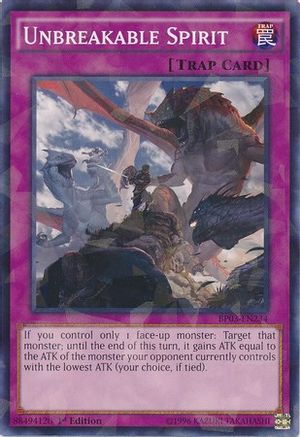 Unbreakable Spirit [BP03-EN234] Shatterfoil Rare - Trinity Hobby