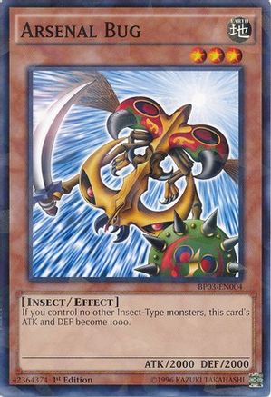 Arsenal Bug [BP03-EN004] Shatterfoil Rare - Trinity Hobby
