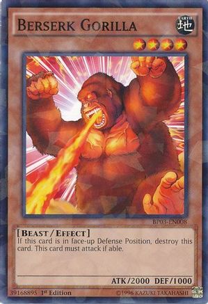 Berserk Gorilla [BP03-EN008] Shatterfoil Rare - Trinity Hobby