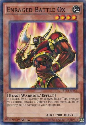 Enraged Battle Ox [BP03-EN011] Shatterfoil Rare - Trinity Hobby