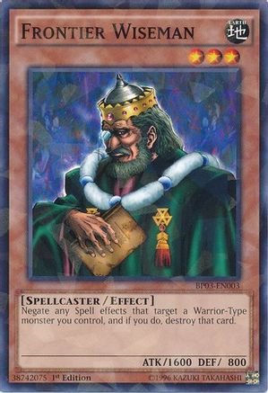 Frontier Wiseman [BP03-EN003] Shatterfoil Rare - Trinity Hobby