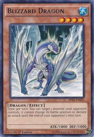 Blizzard Dragon [BP03-EN031] Rare - Trinity Hobby