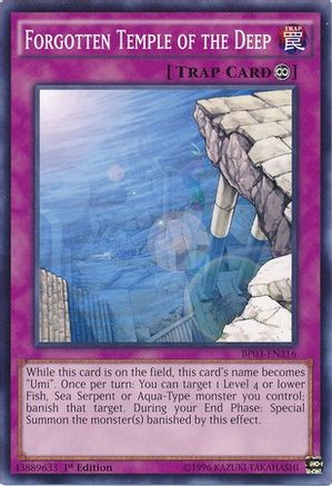 Forgotten Temple of the Deep [BP03-EN216] Common - Trinity Hobby