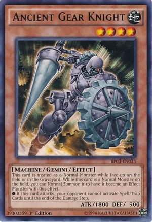 Ancient Gear Knight [BP03-EN033] Rare - Trinity Hobby