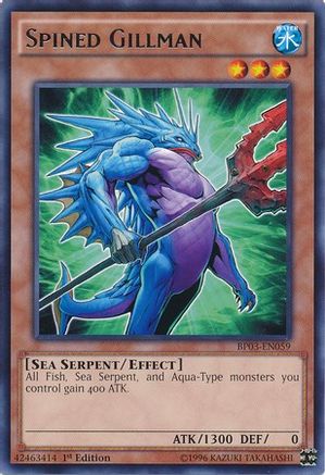 Spined Gillman [BP03-EN059] Rare - Trinity Hobby