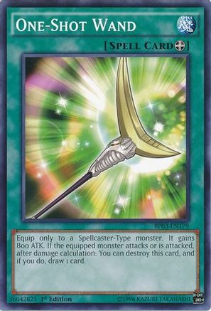 One-Shot Wand [BP03-EN179] Common - Trinity Hobby