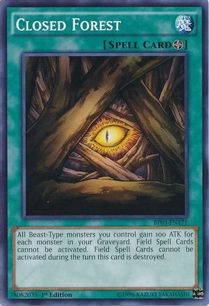 Closed Forest [BP03-EN171] Common - Trinity Hobby