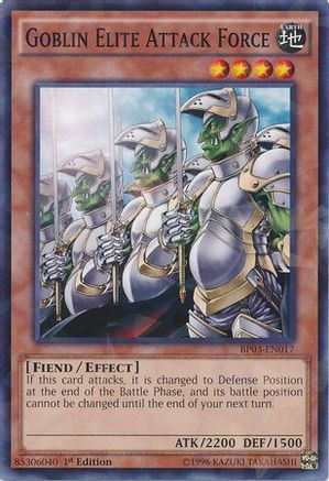 Goblin Elite Attack Force [BP03-EN017] Shatterfoil Rare - Trinity Hobby