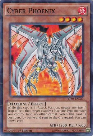 Cyber Phoenix [BP03-EN020] Shatterfoil Rare - Trinity Hobby