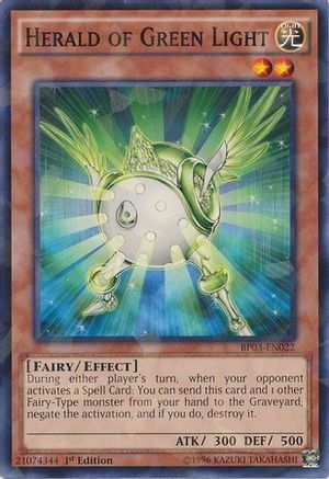 Herald of Green Light [BP03-EN022] Shatterfoil Rare - Trinity Hobby