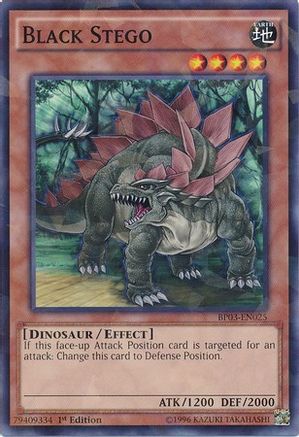 Black Stego [BP03-EN025] Shatterfoil Rare - Trinity Hobby