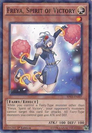 Freya, Spirit of Victory [BP03-EN027] Shatterfoil Rare - Trinity Hobby
