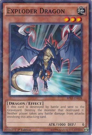 Exploder Dragon [BP03-EN028] Shatterfoil Rare - Trinity Hobby