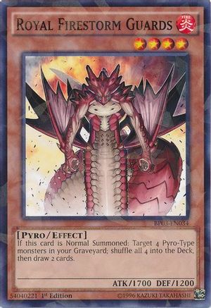 Royal Firestorm Guards [BP03-EN034] Shatterfoil Rare - Trinity Hobby