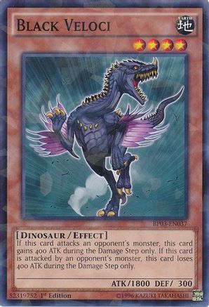 Black Veloci [BP03-EN037] Shatterfoil Rare - Trinity Hobby