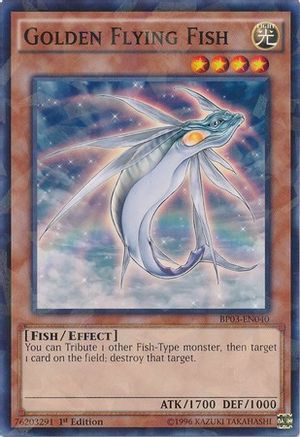 Golden Flying Fish [BP03-EN040] Shatterfoil Rare - Trinity Hobby
