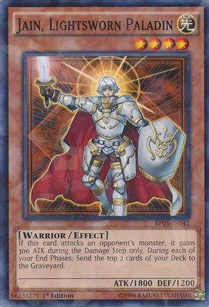 Jain, Lightsworn Paladin [BP03-EN042] Shatterfoil Rare - Trinity Hobby