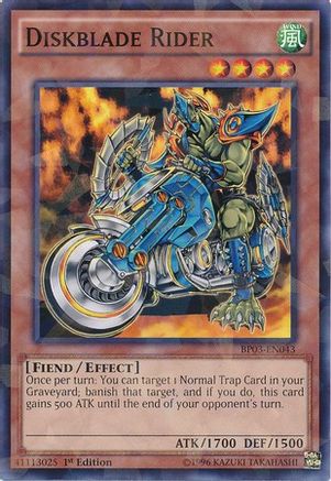 Diskblade Rider [BP03-EN043] Shatterfoil Rare - Trinity Hobby