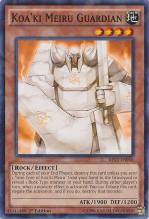 Koa'ki Meiru Guardian [BP03-EN056] Shatterfoil Rare - Trinity Hobby