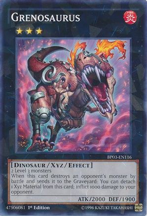 Grenosaurus [BP03-EN116] Shatterfoil Rare - Trinity Hobby
