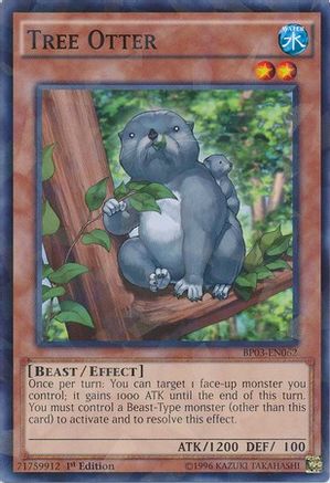 Tree Otter [BP03-EN062] Shatterfoil Rare - Trinity Hobby