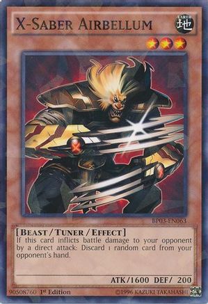 X-Saber Airbellum [BP03-EN063] Shatterfoil Rare - Trinity Hobby