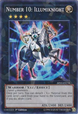 Number 10: Illumiknight [BP03-EN118] Shatterfoil Rare - Trinity Hobby
