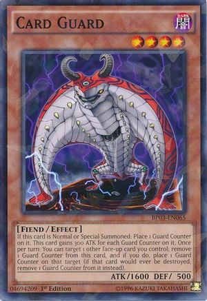 Card Guard [BP03-EN065] Shatterfoil Rare - Trinity Hobby