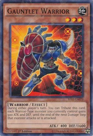 Gauntlet Warrior [BP03-EN070] Shatterfoil Rare - Trinity Hobby