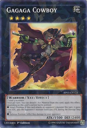 Gagaga Cowboy [BP03-EN123] Shatterfoil Rare - Trinity Hobby