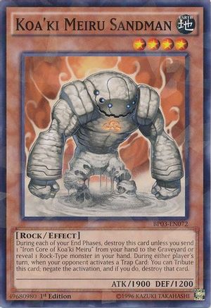 Koa'ki Meiru Sandman [BP03-EN072] Shatterfoil Rare - Trinity Hobby