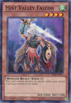 Mist Valley Falcon [BP03-EN074] Shatterfoil Rare - Trinity Hobby