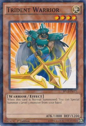 Trident Warrior [BP03-EN075] Shatterfoil Rare - Trinity Hobby
