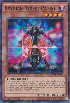 Stygian Street Patrol [BP03-EN078] Shatterfoil Rare - Trinity Hobby