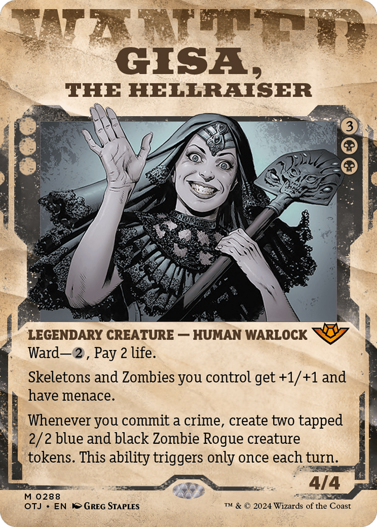 Gisa, the Hellraiser (Showcase) [Outlaws of Thunder Junction] - Trinity Hobby