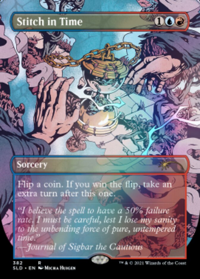 Stitch in Time // Stitch in Time (Borderless) [Secret Lair Drop Series] - Trinity Hobby