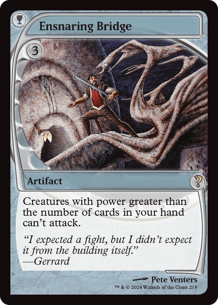 Ensnaring Bridge (Future Sight) [Mystery Booster 2] - Trinity Hobby