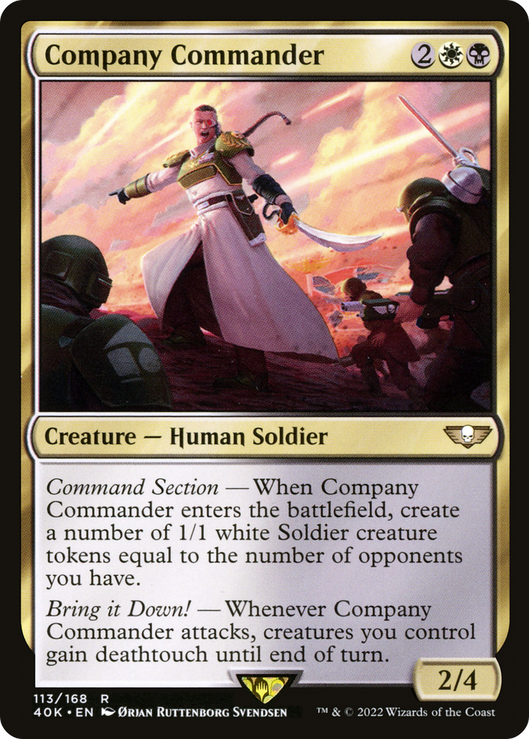 Company Commander [Warhammer 40,000] - Trinity Hobby
