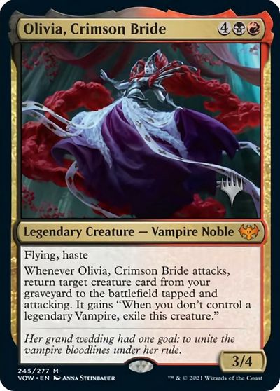 Olivia, Crimson Bride (Promo Pack) [Innistrad: Crimson Vow Promos] - Trinity Hobby