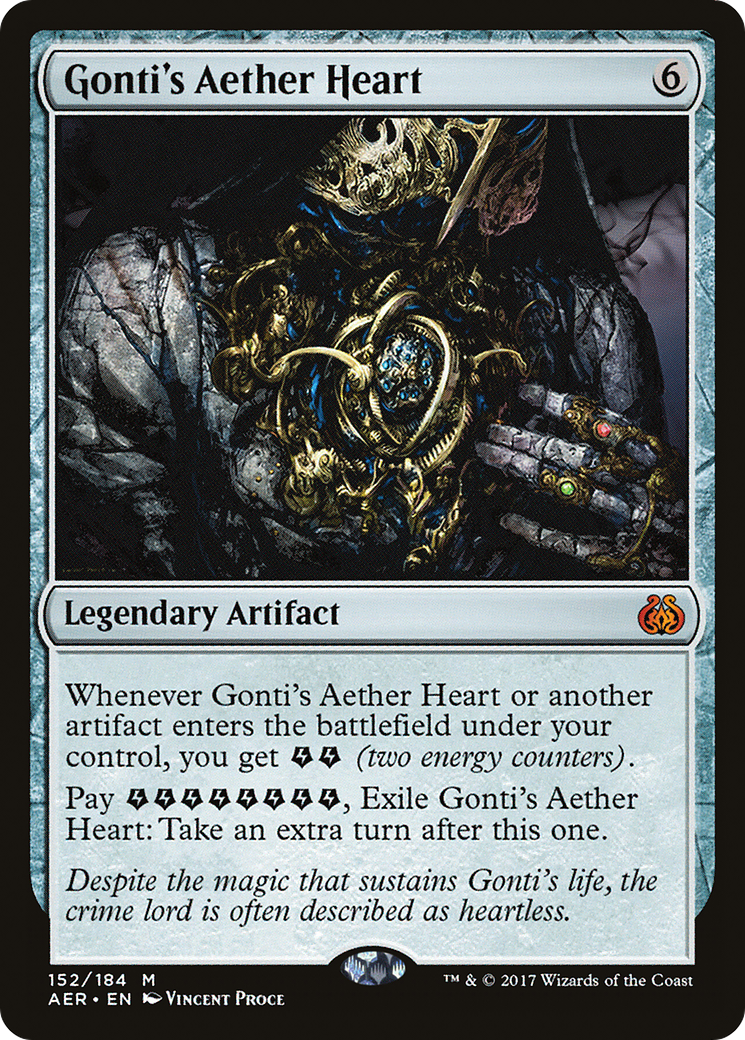 Gonti's Aether Heart (Ripple Foil) [Modern Horizons 3 Commander] - Trinity Hobby