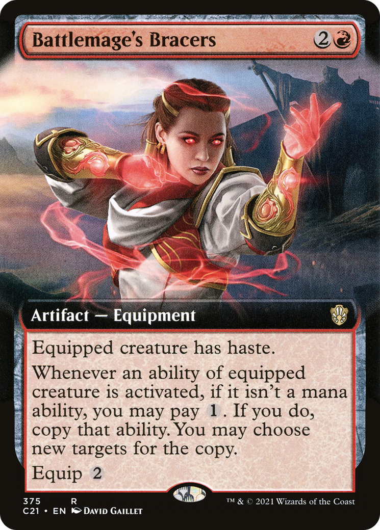 Battlemage's Bracers (Extended Art) [Commander 2021] - Trinity Hobby
