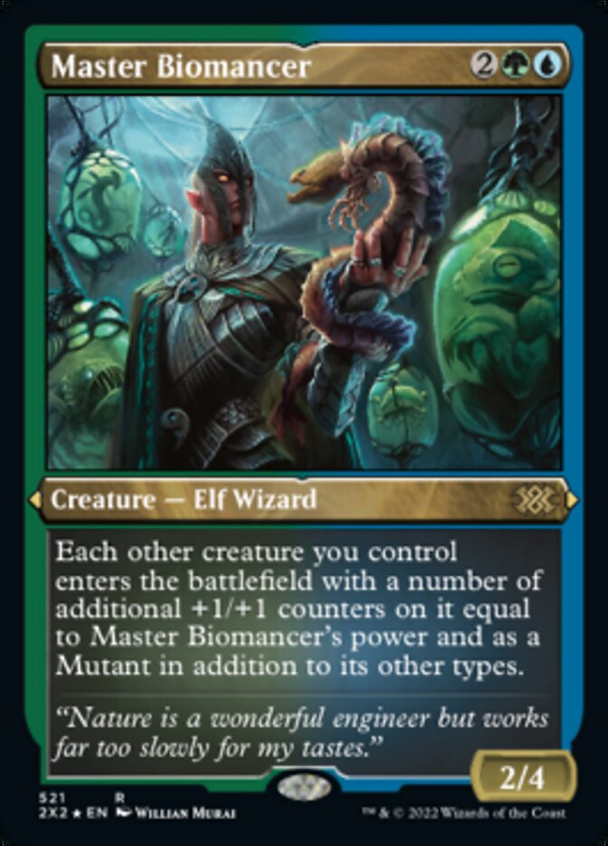 Master Biomancer (Foil Etched) [Double Masters 2022] - Trinity Hobby