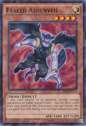 Fabled Ashenveil [BP03-EN079] Shatterfoil Rare - Trinity Hobby