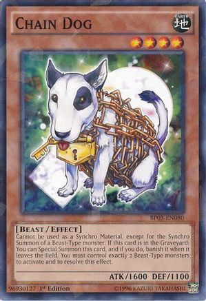 Chain Dog [BP03-EN080] Shatterfoil Rare - Trinity Hobby