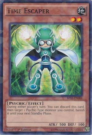 Time Escaper [BP03-EN088] Shatterfoil Rare - Trinity Hobby