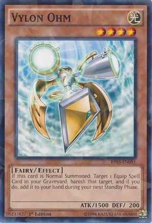 Vylon Ohm [BP03-EN091] Shatterfoil Rare - Trinity Hobby