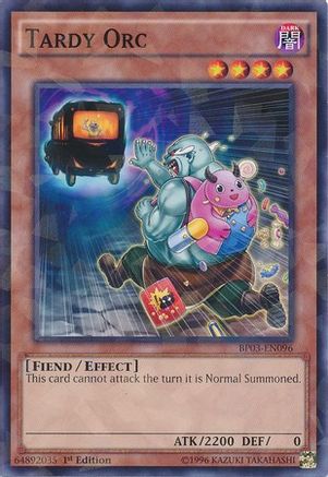 Tardy Orc [BP03-EN096] Shatterfoil Rare - Trinity Hobby