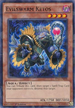 Evilswarm Ketos [BP03-EN098] Shatterfoil Rare - Trinity Hobby